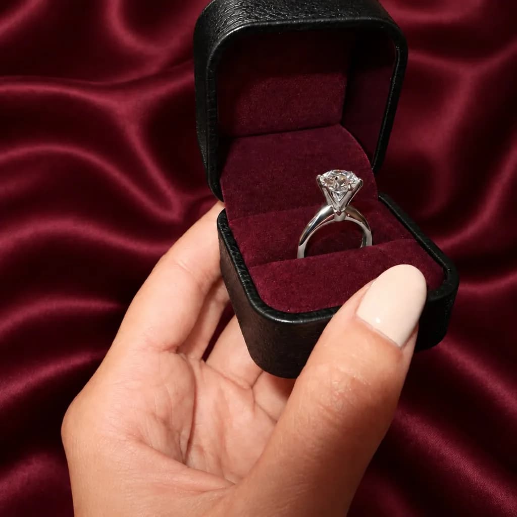 Six-Prong Solitaire Ring