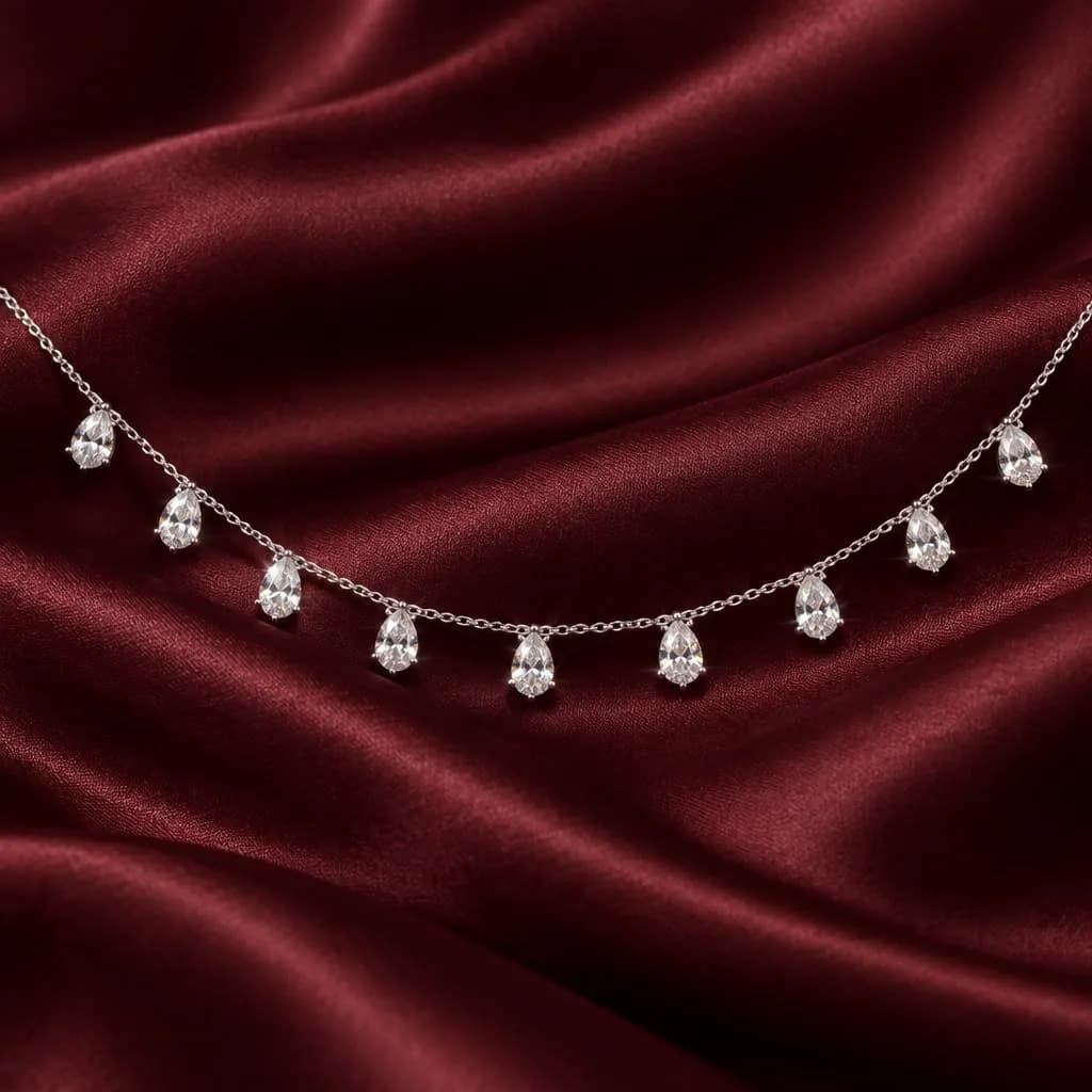 Ten Pear Necklace